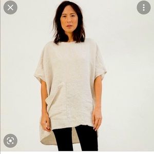 Elizabeth Suzann Harper tunic flax linen OSM